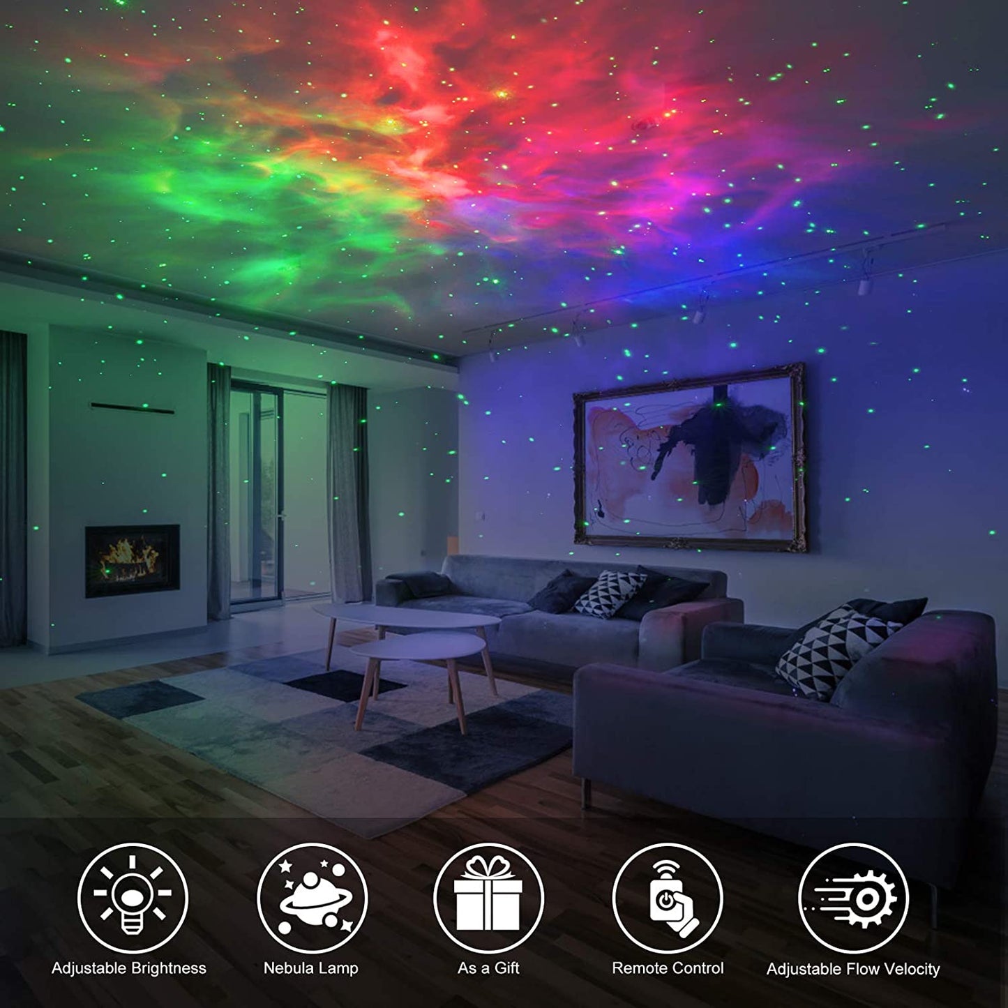 StellarGlow™ - Colorful Starry Sky Galaxy Projector