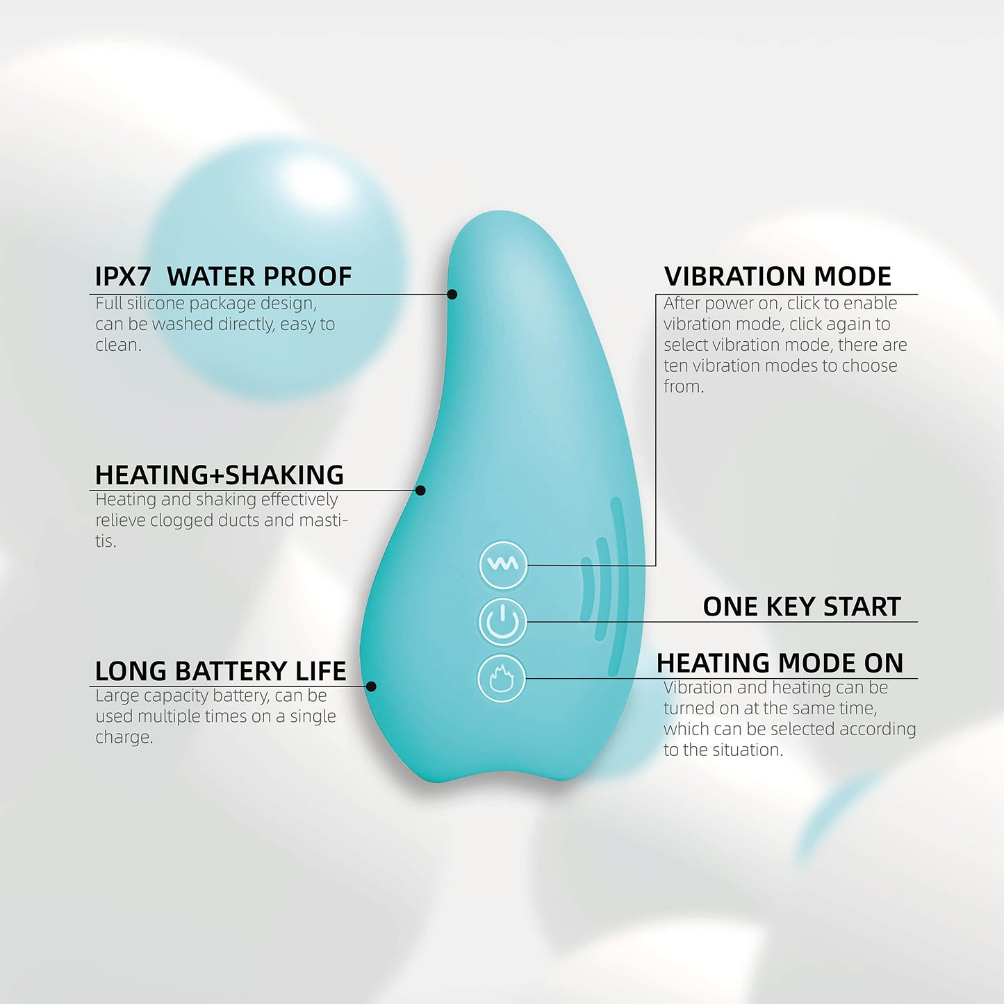 LatchLove™ - Lactation Warming Massager
