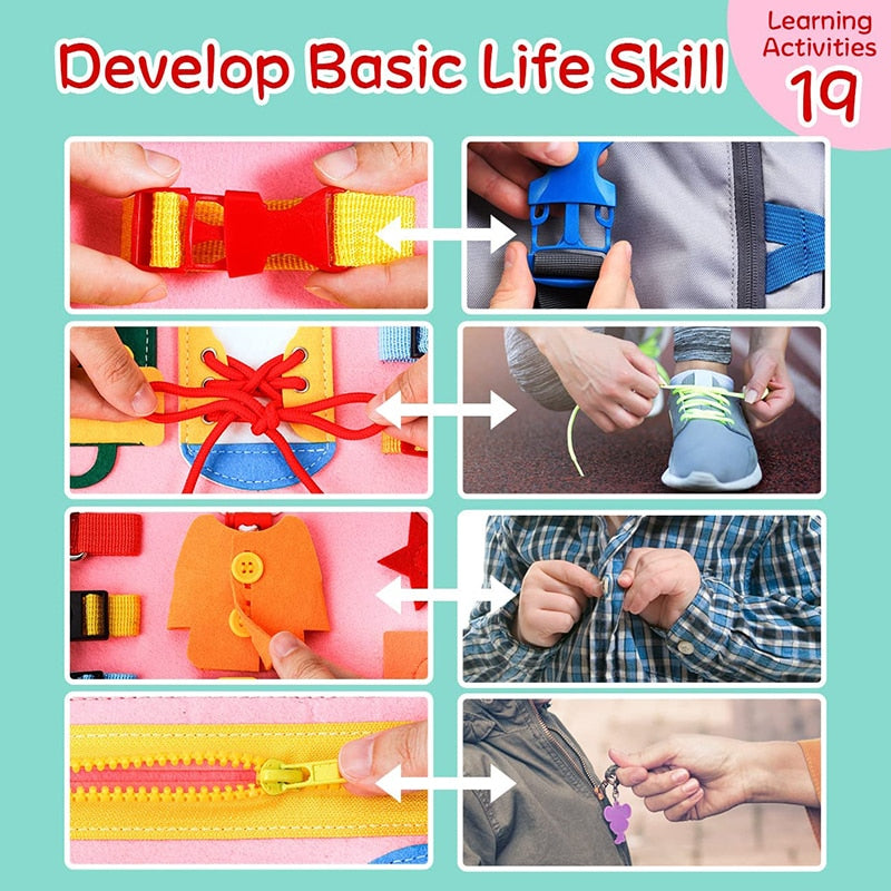 TinyDiscoveries™ - Montessori Busy Book