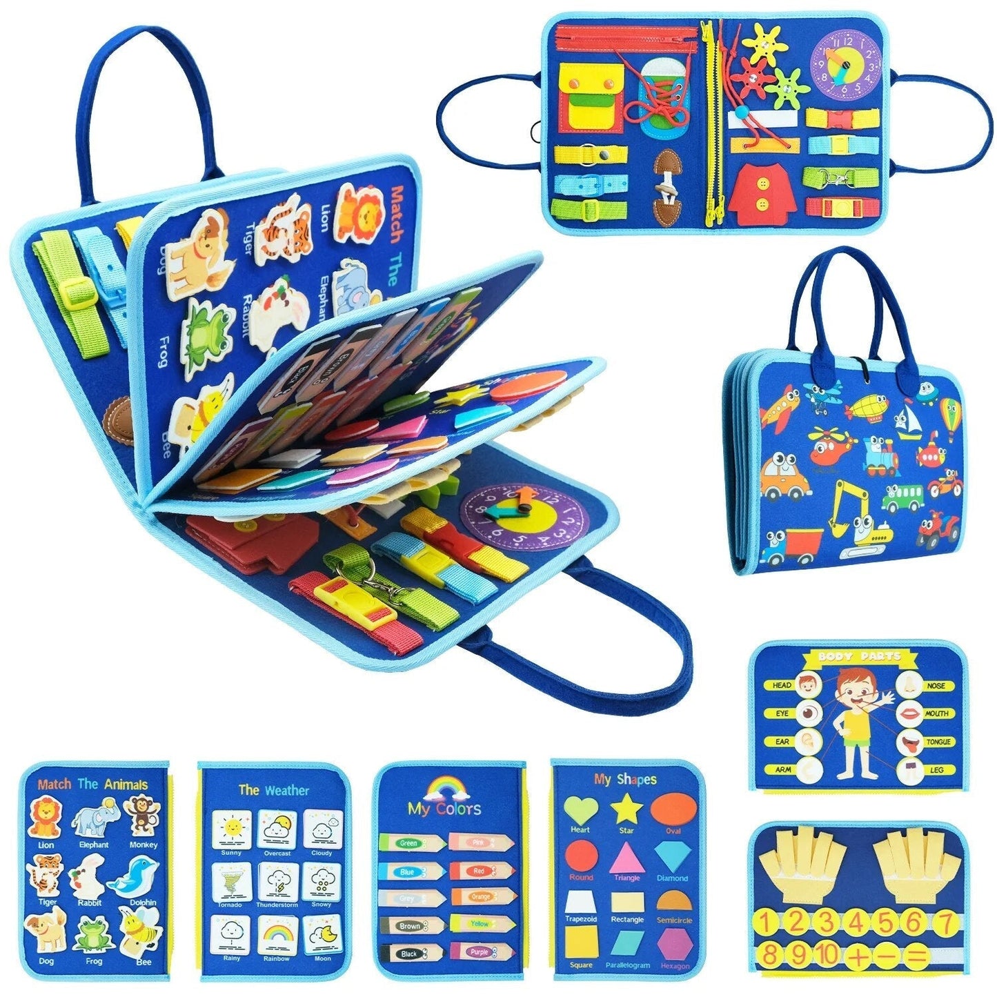 TinyDiscoveries™ - Montessori Busy Book