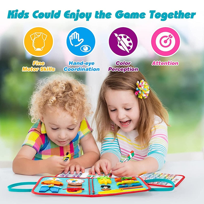TinyDiscoveries™ - Montessori Busy Book