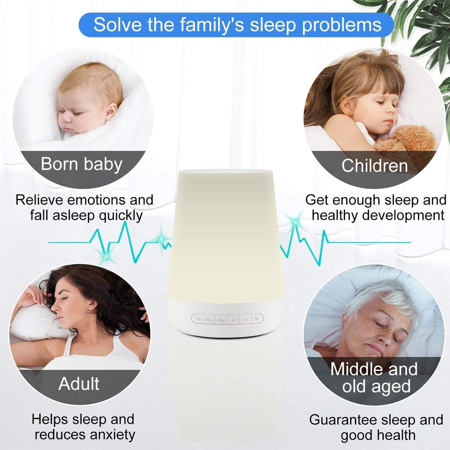 ZenWhisper™ - Smart White Noise Machine