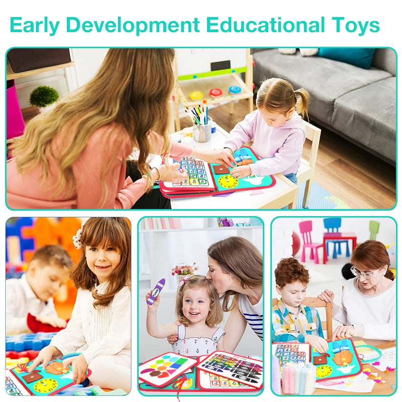 TinyDiscoveries™ - Montessori Busy Book