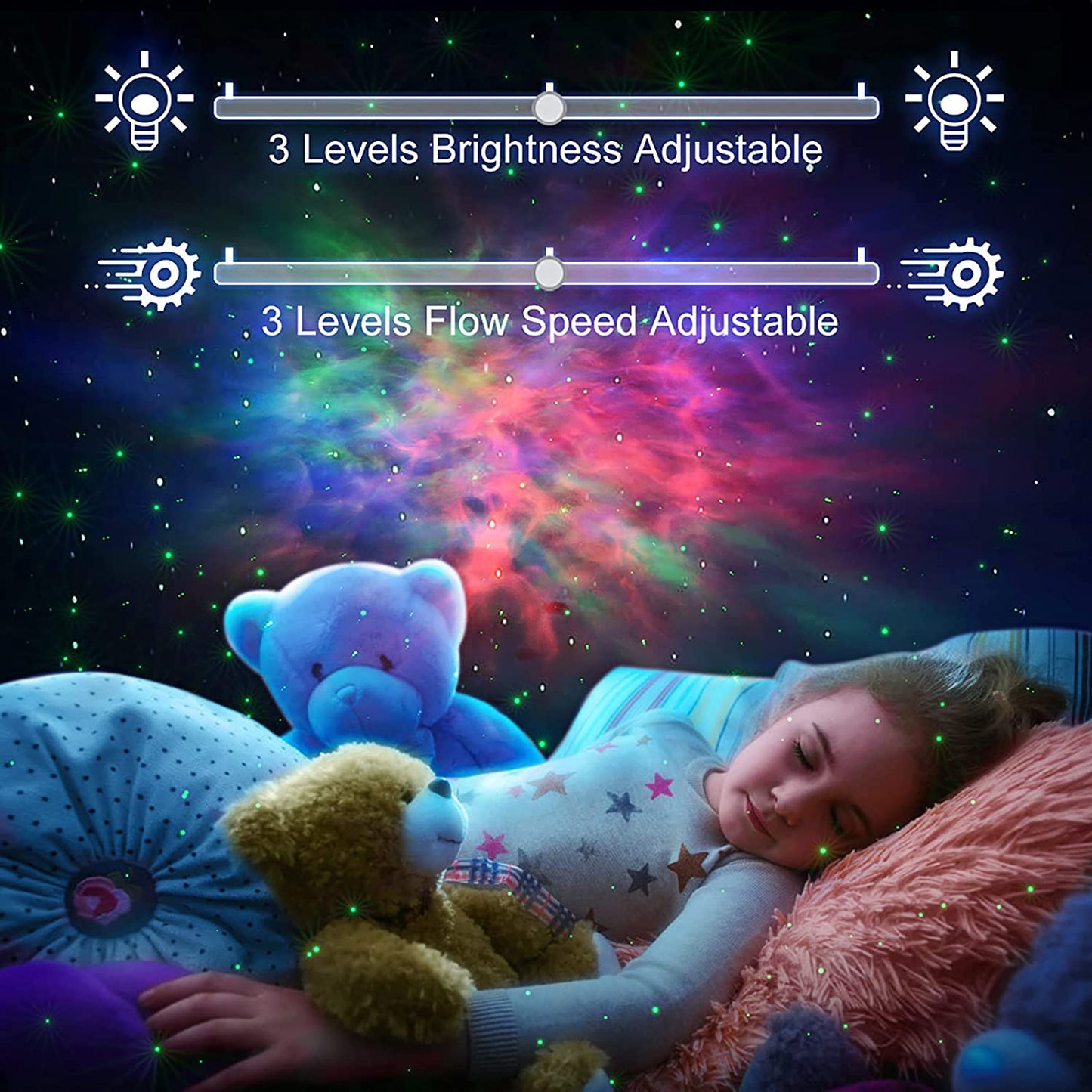 StellarGlow™ - Colorful Starry Sky Galaxy Projector