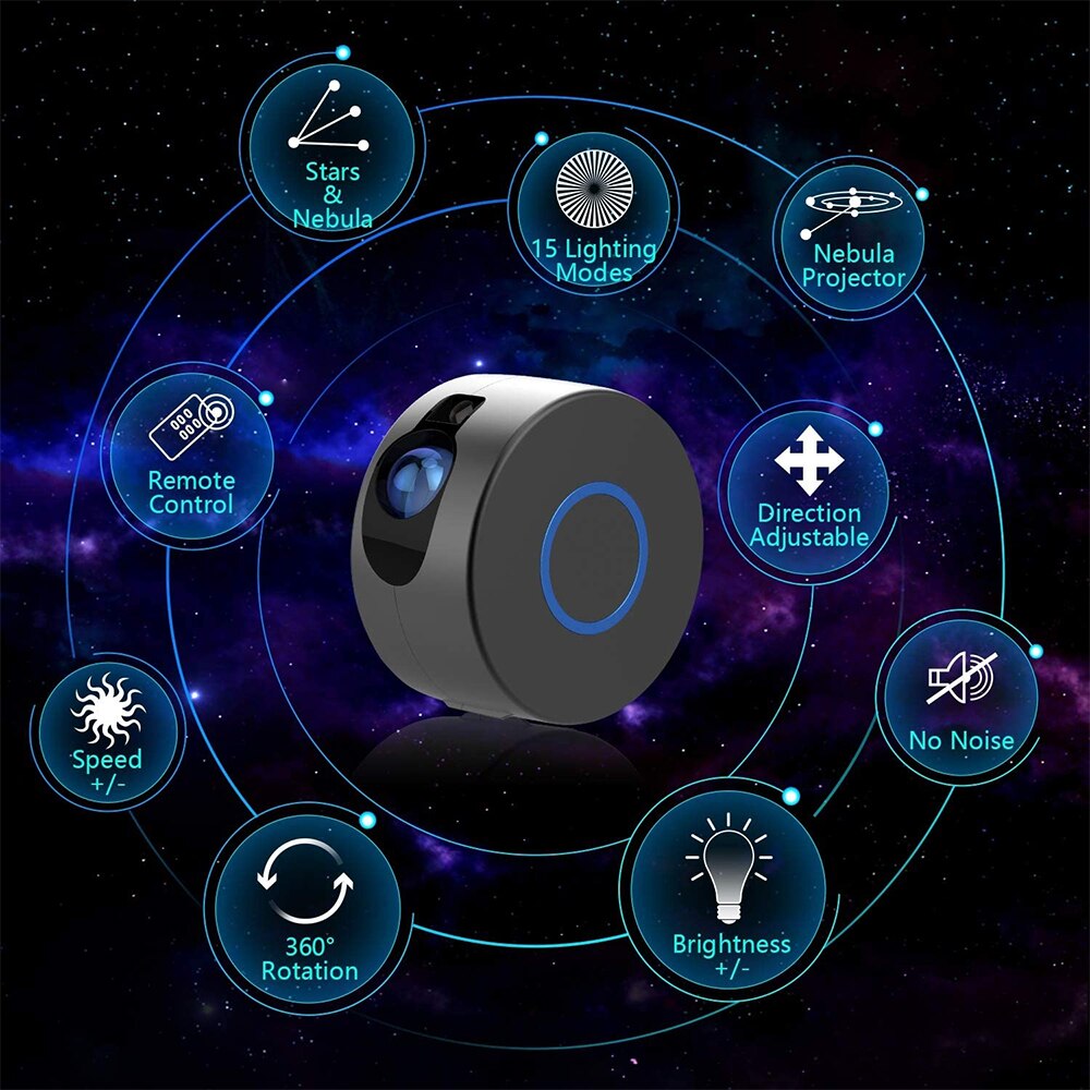 StellarGlow™ - Colorful Starry Sky Galaxy Projector