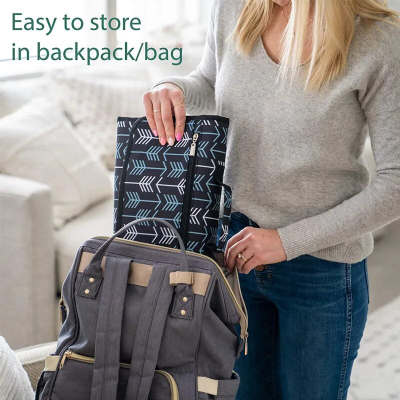 SnapSway™ - Portable Diaper Changing Pad