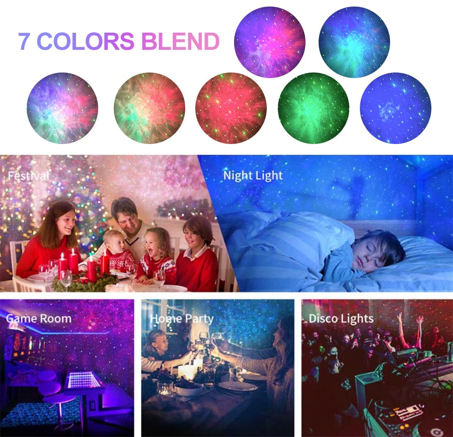 StellarGlow™ - Colorful Starry Sky Galaxy Projector