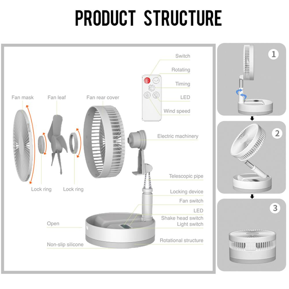 FlexiCool™ - Portable Folding Fan