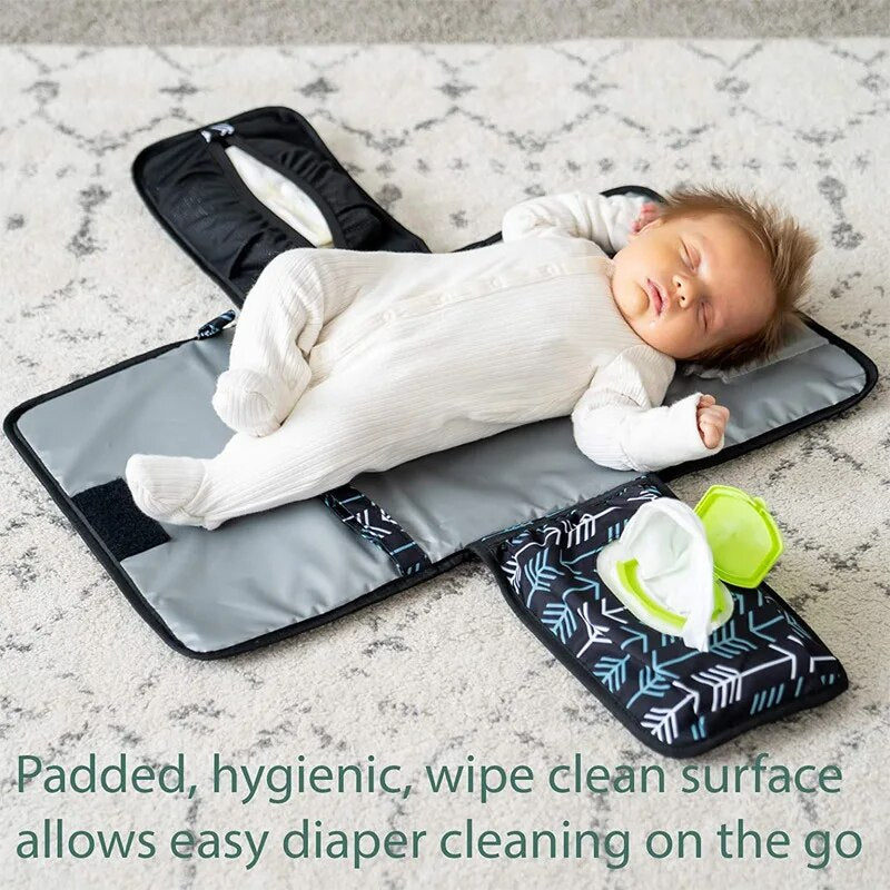 SnapSway™ - Portable Diaper Changing Pad